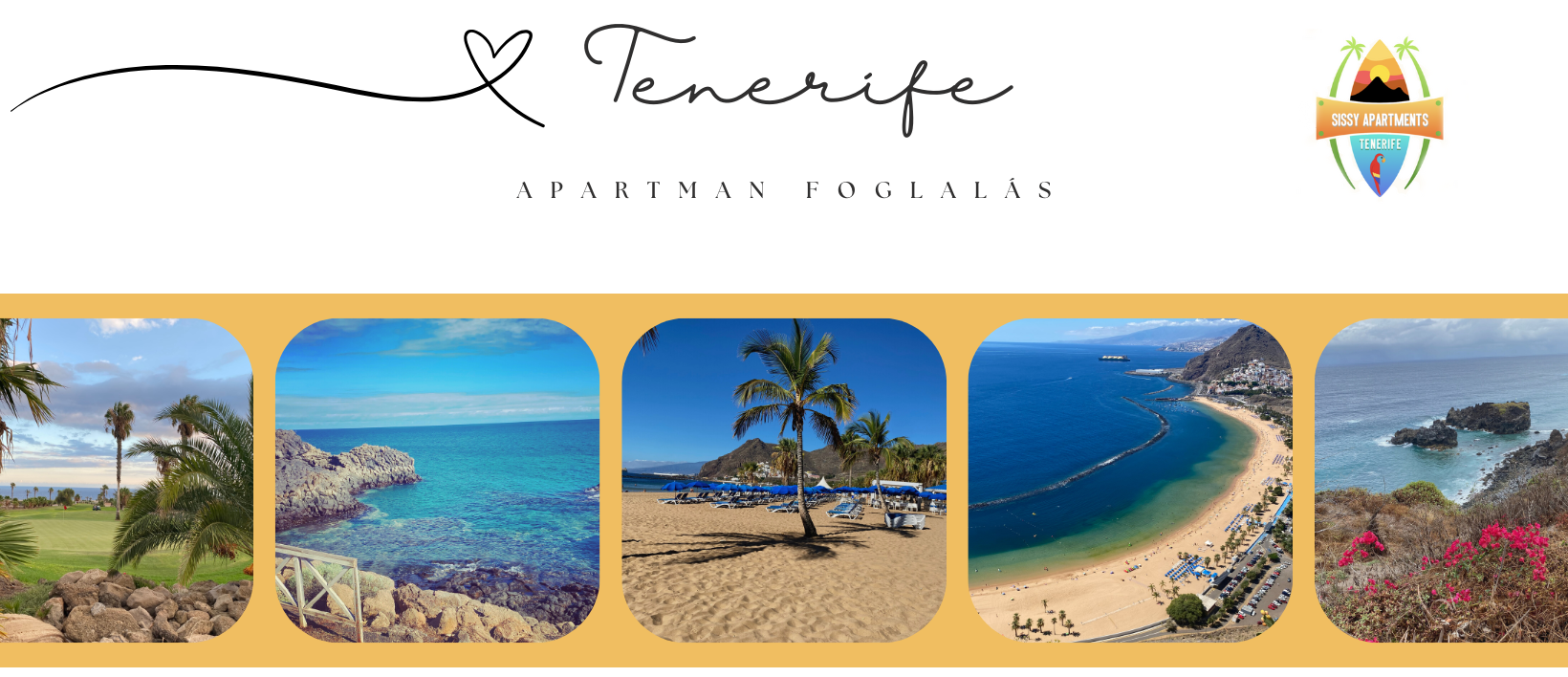 Tenerife fotók apartman szállás foglalás