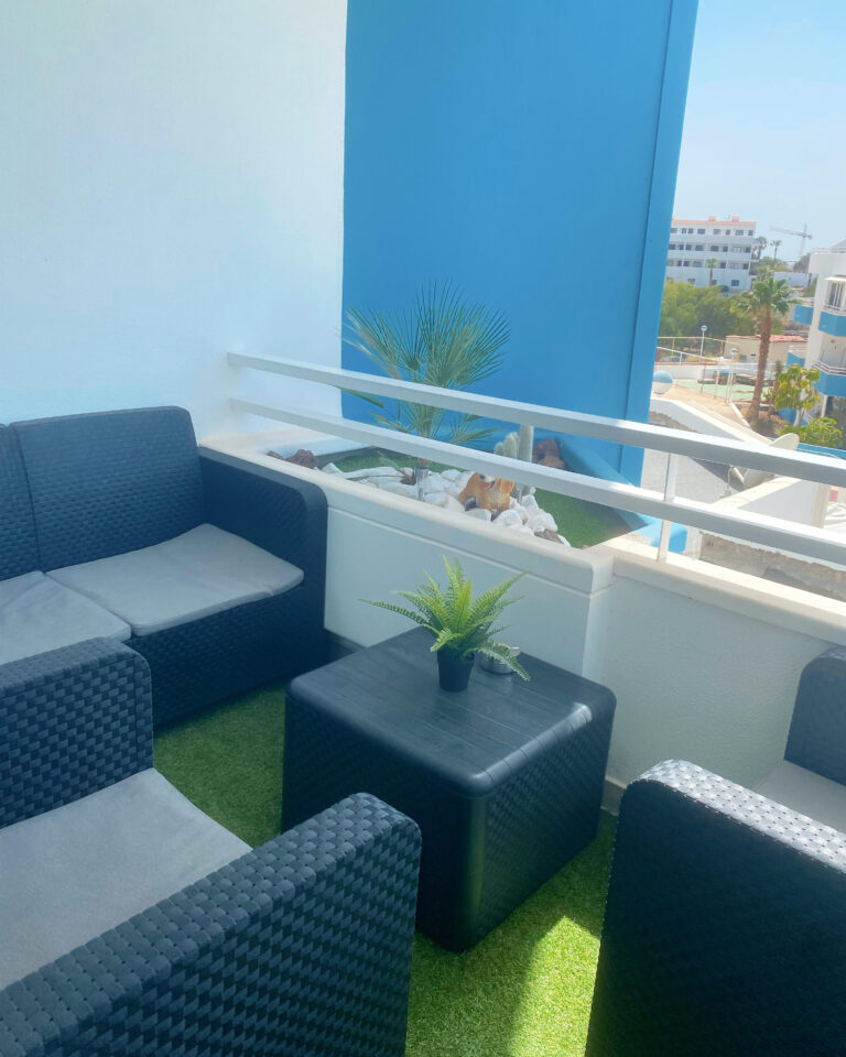 Tenerife Golf del Sur Sissy Apartman terasz